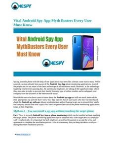 Top 10 Spy App Android